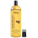 Rey Naturals Premium Cold Pressed Castor Oil - Pure & Virgin Grade - for Healthy Hair and Skin - 200 ML...