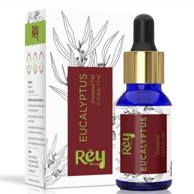 Rey Naturals Eucalyptus Oil, 15 ML 100% Natural For Aromatherapy