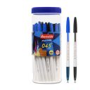 Reynolds 045 25CT JAR - 20 BLUE, 5 BLACK I Lightweight Ball Pen With Comfortable Grip for Extra Smooth Writing I School and Office Stationery | 0.7mm Tip Size...