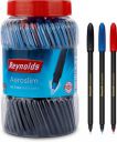 Reynolds Aeroslim Ball Pen (Pack of 70, Ink Color - Blue, Black, Red)...