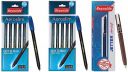Reynolds AEROSLIM BP 5 CT POUCH - (PACK OF 2) | BLUE | 0.7mm Tip Size & Reynolds JETTER AEROSOFT RETRACTABLE BLUE - 1 COUNT | 0.7mm Tip Size...