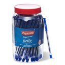 Reynolds BRITE BP - 50 COUNT BLUE | Ball Point Pen Set With Comfortable Grip 0.7 mm Tip Size...