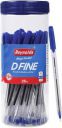 Reynolds D fine Ball Pen  (Pack of 25, Blue)...