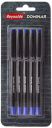 Reynolds DOMINAR BP 5 CT BLISTER - BLUE | Ball Point Pen Set With Comfortable Grip | 0.7 mm Tip Size...