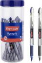 Reynolds Dynagrip Roller Ball Pen  (Pack of 12, Ink Color - Blue Black)...