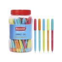 Reynolds Lumino Gel 40 CT Jar - Blue | School and Office Stationery | 0.6mm Tip Size | Pen for BTS...