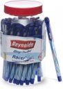 Reynolds Racer Gel Blue Pen Jar Gel Pen (Pack of 40, Ink Color - Blue)...