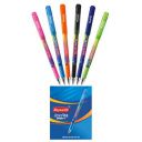 Reynolds Racer Gel Sporty 7Cti Lightweight Gel Pen With Comfortable Grip For Extra Smooth Writing I School And Office Stationery|0.5Mm Tip Size|Blue...