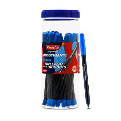 Reynolds SMOOTHMATE 20 PENS JAR, BLUE Ball Pen
