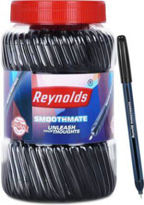 Reynolds Smoothmate Ball Pen (Pack of 50, Ink Color - Black)