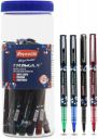 Reynolds Trimax Pen Jar - BLUE, BLACK, RED & GREEN Gel Pen  (Pack of 15, Blue,Black,Green & Red)...