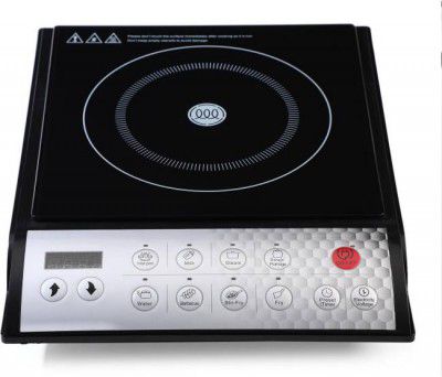 REZEK 2000 W Induction Cooktop Push Button  (2000W Smart Push Button Induction Cooktop Chula Stove)