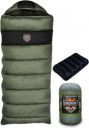 RHINOKraft Ultra Light 0 Degree Envelope Reliance Cotton Fibre Olive Sleeping Bag...