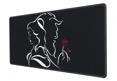 RiaTech Large (600mm x 300mm x 2mm) Extended Gaming Mouse Pad, Computer Keyboard Mouse Mat Desk Pad with Non-Slip Base and Stitched Edge for Home Office Gaming Work - (Lovers Design)