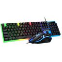 RiaTech Wired Gaming RGB Keyboard and Mouse Combo...