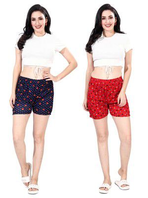 RibNee Girls Shorts Combo | Soft Premium Nightwear Set for Women & Girls