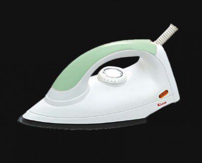 Rico AI08 1000 Watts Dry Iron (Easy gliding, White)