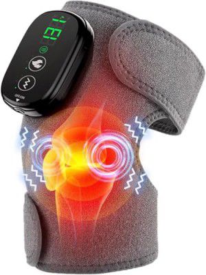 Ricuza Knee Massager Pain Relief for Joint Pain, Cordless Heating Arthritis Vibration Massage Machine, Electric Pain Relief Therapy
