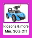 Rideons @ minimum 30% off in Flipkart Big Billion Days 2023...