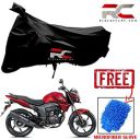 Riderscart All Season (Weather) Waterproof Bike Cover for Honda Trigger Indoor Outdoor Protection Combo with Storage Bag and Microfiber Glove...