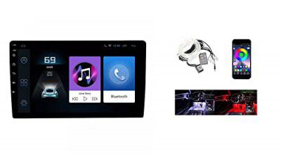 Riderscart Combo for Cars 9" Car Android Din Player 2GB/16GB Touch Screen Quad Core Proceessor1080P HD 