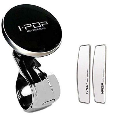 Riderscart I-Pop Car Steering Knob Door Guard with I-POP Car Door Guard with 3M Sticker for Hyundai i10