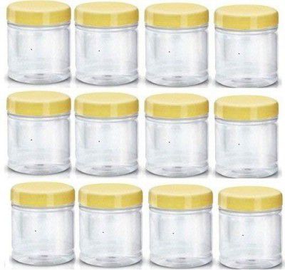 Right Unbreakable Plastic Container Set Of 12 Pieces (100 Ml) - Transparent