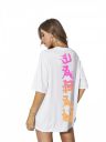 Rigo Back Printed Half Sleeves Round Neck Oversized T-Shirt for Women | Drop Shoulder T-Shirt for Women | Loose Baggy Fit T-Shirt for Women/Girls...