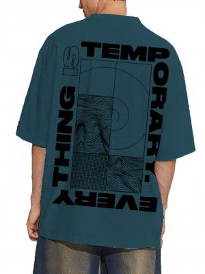 Rigo Printed Oversized T-Shirts for Men | Drop Shoulder T-Shirt for Men
