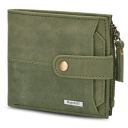 Rigohill Doger Olive Green Leather Wallet For Men, 2 Card Slot | RFID Wallet...