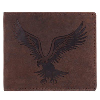 Rigohill Harry Rustic Brown Mens Leather Wallet | Leather Wallet for Men | RFID Mens Wallet