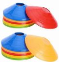 Rioff Disc Plastic Space Marker Agility Soccer Cones for Training, Football, Kids, Sports, Field Cone Markers (Multicolor, 10 Cones Set)...