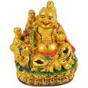 RIPE INDIA® Laughing Buddha with Children for Health Wealth and Happiness Showpiece...