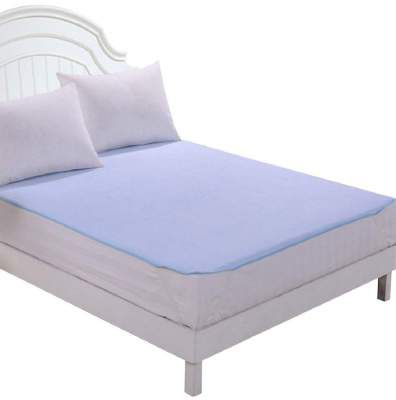Rite Clique Waterproof Non Woven Double Bed Mattress Protector Sheet with Elastic Straps