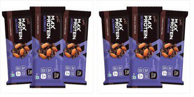 RiteBite Max Protein Ultimate Choco Almond Protein Bars | (Pack Of 6), 300 Gram