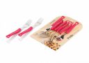 RITU Pride Fruit Fork Spoon Set 6 Pcs Stainless Steel Mini Forks and Spoons Reusable Cutlery...