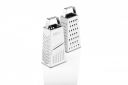 Ritu Steel 5 in 1 Grater and Slicer with 4 Sides for Cheese, Vegetables, Ginger, Garlic (Silver)...