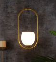Rivae Antique Gold Iron Hanging Light...