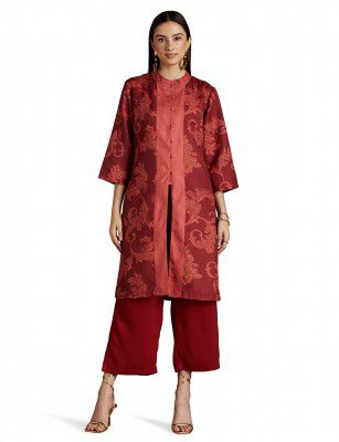RIVER by Narendra Kumar Premium Designer Women's Paisley Print Kurta Kurti