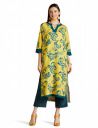 RIVER by Narendra Kumar Premium Designer Women's Paisley Print Kurta Kurti...