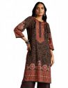 RIVER by Rajdeep Ranawat Premium Designer Women's Bandhini Print Kurta Kurti...