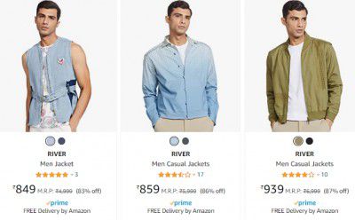 RIVER Men Jacket Upto 89% Off