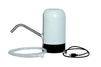 RiverSoft AWD-BW-1 Automatic Water Dispenser Pump for 20 Litre Water Bottle Can with Portable C Type Charging Cable (Food Grade, 4W, 1200mah Battery, Pack of 1)