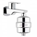 RIVERSOFT Diva PRO Shower and tap Filter for Hard Water with 15 Stage | Water Softener for Bathroom | Hard Water Filter (Chrome, Pack of 1)...