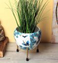 Riya Handicrafts Indoor Plants Pots | with Stand Decorative Pots for Indoor Plants Rust Free Metal Planter for Living Room,...