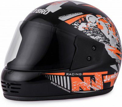 Riybro Full Face ISI Marked with Adjustable strap fro Men & Women Bike & Scooty Riding Motorbike Helmet 