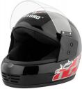 Riybro Full Face ISI Marked with Adjustable strap Helmet  (Black, Red)...