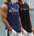 Shospsy : RK CLOTHINGS Cotton Blend Fabric Gym Vest (Pack of 2)