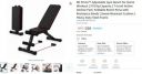 RK Prime™ Adjustable Gym Bench for Home Workout | 310 Kg Capacity | 7-Level Incline Decline Flat ...