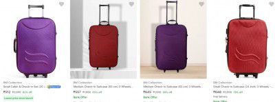 Rm Collection Suitcases Upto 82% Off | Start at ₹512